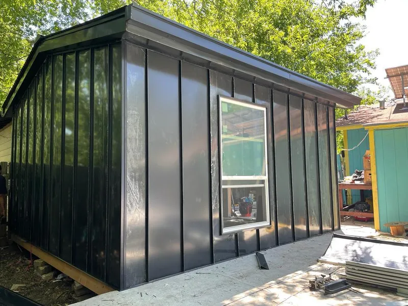 Black standing seam metal wall panels for Metal Roof Installation in East Stroudsburg